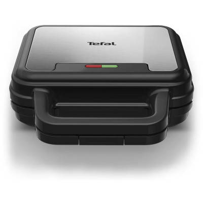 Tefal Мультимейкер UltraCompact 3in1 700Вт, тефлон, 3 пластини, корпус-метал, чорно-сірий