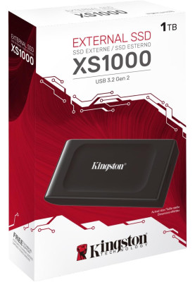 Kingston Портативний SSD Kingston 1TB USB 3.2 Gen 2 Type-C XS1000