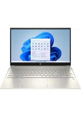 HP Ноутбук Pavilion 15-eh1057ua 15.6" FHD IPS AG, AMD R5-5500U, 16GB, F512GB, UMA, Win11, золотистий