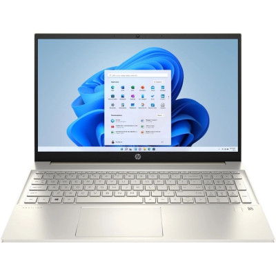 HP Ноутбук Pavilion 15-eh1057ua 15.6" FHD IPS AG, AMD R5-5500U, 16GB, F512GB, UMA, Win11, золотистий