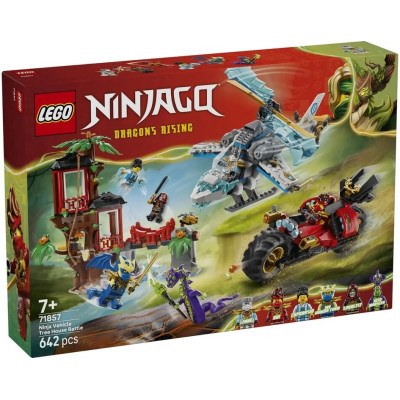 LEGO Конструктор LEGO Ninjago Автомобільна битва ниндзя біля будинку на дереві