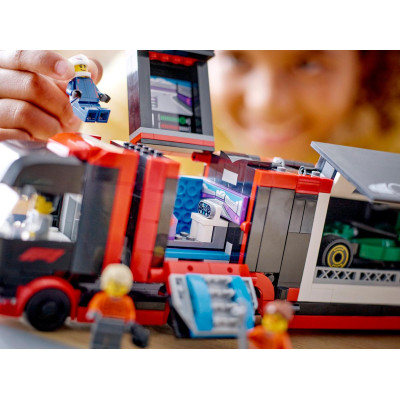 LEGO Конструктор LEGO City Вантажівка F1 з автомобілями RB20 та AMR24 LEGO Конструктор LEGO City Вантажівка F1 з автомобілями RB20 та AMR24