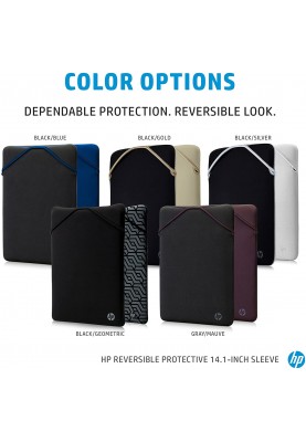 HP Чохол Protective Reversible 14 BLK/BLU  Laptop Sleeve