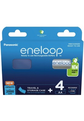 Panasonic Акумулятор Eneloop AA 2000 4BP mAh NI-MH+case