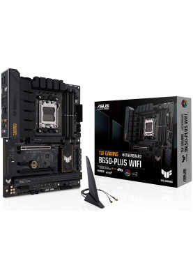 ASUS Материнcька плата TUF GAMING B650-PLUS WIFI sAM5 B650 4xDDR5 M.2 USB HDMI DP WiFi BT ATX