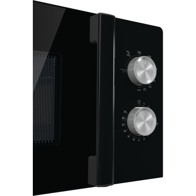 Gorenje Мікрохвільова піч, 20л, хутро. кер., 800Вт, гриль, чорний