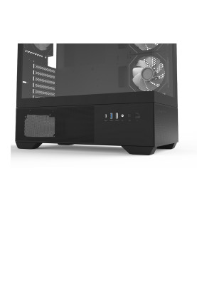 Zalman Корпус Chronix без БР, 1xUSB3.0, 1xUSB2.0, 1x Type C, 2x120мм ARGB Reverse, 1x120мм ARGB, VGA 410мм, LCS ready, TG Side/Front Panel, ATX, чорний