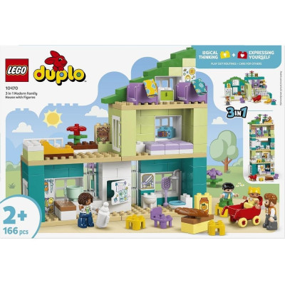 LEGO Конструктор LEGO DUPLO Town Сучасний родинний будинок із фігурками