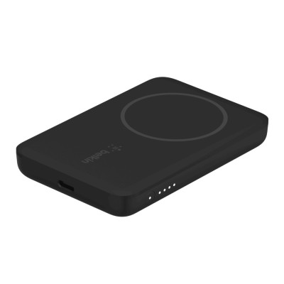 Belkin Портативне зарядне пристрій MagSafe 2500mAh, Wireless Power Bank, black