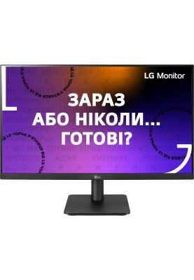 LG Монітор 23.8" 24MP400-B D-Sub, HDMI, IPS, FreeSync