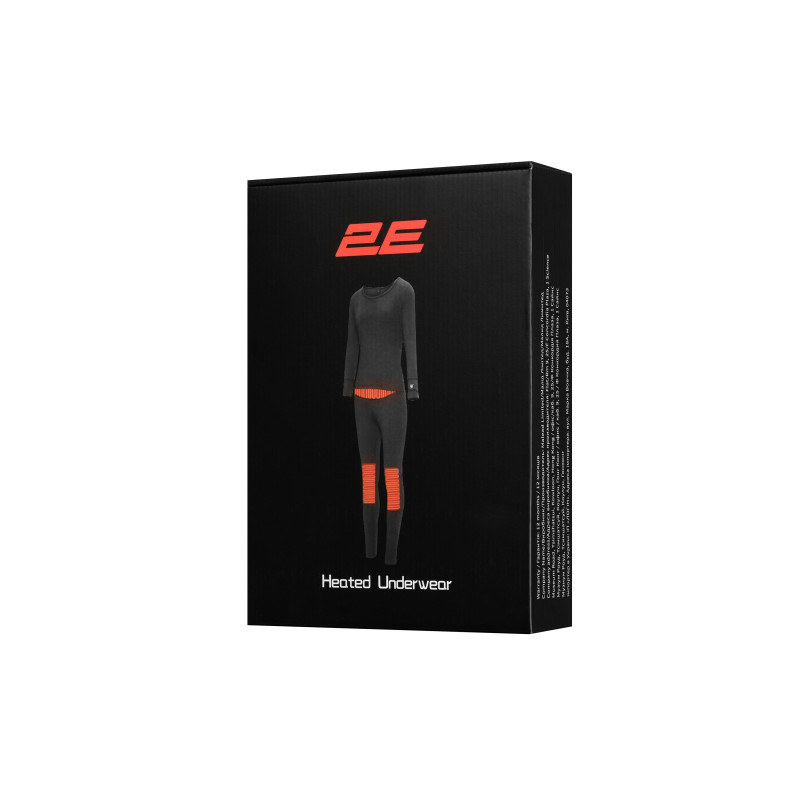 2E Tactical Чоловіча термобілизна з підігрівом eFiber for Men Black, розмір L