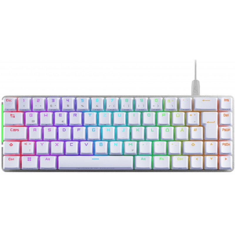 ASUS Клавіатура ROG Falchion Ace LED 68key NX RD USB White