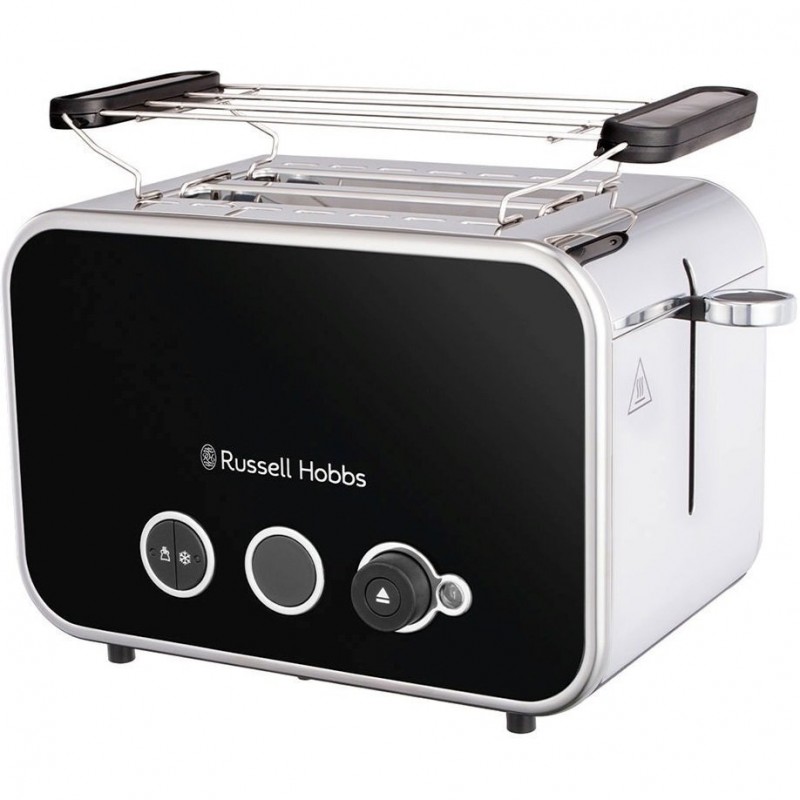 Russell Hobbs Тостер Distinctions 2-Slice, 1670Вт, пластик, підігрів, розморозка, чорний