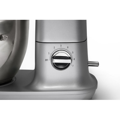 Gorenje Кухонна машина 1000Вт, чаша-метал, корпус-метал, насадок-7, сріблясто-червоний