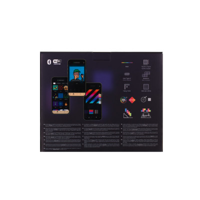 Twinkly Панель Smart LED Twinkly Squares 1+5 RGB, Gen II, IP20, 16x16см, кабель білий