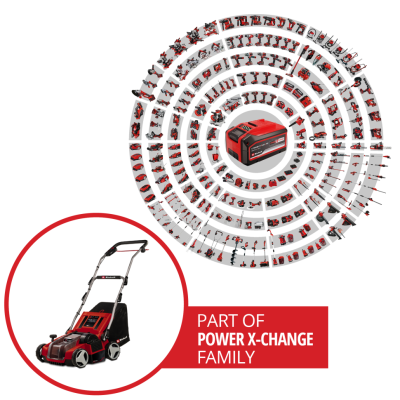 Einhell Аератор-скарифікатор акумуляторний GE-SA 36/35 Li-Solo 36В 35см безщітковий ножі 16шт 11.31кг (без АКБ та ЗП)