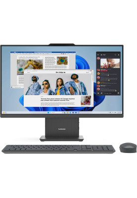 Lenovo Комп'ютер персональний моноблок Lenovo IdeaCentre AIO 27ARR9 27" FHD IPS AG, AMD R5-7535HS, 16GB, F512GB, UMA, кл+м, без ОС, сірий