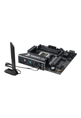 ASUS Материнська плата TUF GAMING B850M-E WIFI sAM5 B850 4xDDR5 M.2 HDMI DP WiFi BT mATX