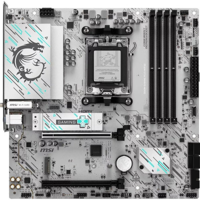 MSI Материнcька плата B840M GAMING PLUS WIFI6E sAM5 B840 4xDDR5 M.2 HDMI WiFi BT mATX