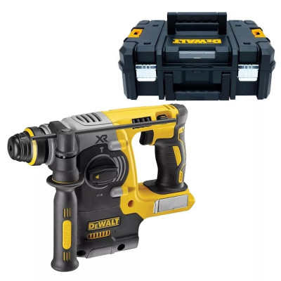 DeWALT Перфоратор акумуляторний DeWalt SDS PLUS 18В 2.1Дж 0-1100об/хв 0-4600уд/хв 3 режими, кейс 2.5кг без АКБ і ЗП DeWALT Перфоратор акумуляторний DeWalt SDS PLUS 18В 2.1Дж 0-1100об/хв 0-4600уд/хв 3 режими, кейс 2.5кг без АКБ і ЗП