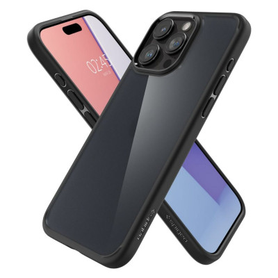 Spigen Чохол для Apple iPhone 15 Pro Max, Ultra Hybrid, Frost Black