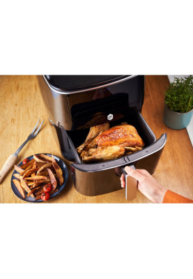 Tefal Мультипіч OBH Nordica Easy Fry&Steam Black, 17000Вт, чаша-6.5л, сенсорне управління, від 80°C до 200°C, пластик, чорний