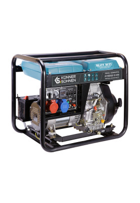 Könner & Söhnen Генератор дизельний KS 8100HDE-1/3 ATSR (EURO V), 230/400В, 5.5/6.0кВт, передстартовий підігрів, вихід ATS, 117кг