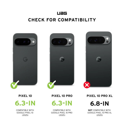 UAG Чохол UAG для Google Pixel 10 Pro, Pathfinder Clear MagSafe, Ash