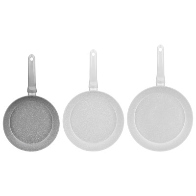 ARDESTO Сковорідка Gemini Gourmet з кришкою 24 см, сірий, алюміній