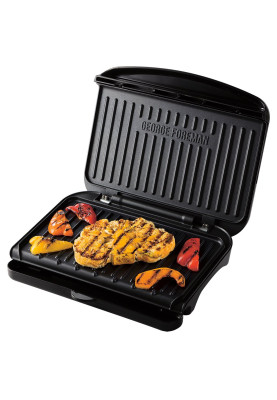 Russell Hobbs Гриль George Foreman прижимний Fit Grill Medium 1630Вт, темп. режимів-1, пластик, чорний