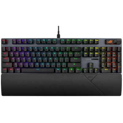 ASUS Клавіатура механічна ROG Strix Scope II X, 104key, USB-A, EN/UK, RGB, чорний