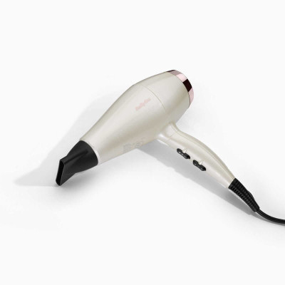 BaByliss Фен Stardust Shimmer, 2000Вт, 3 режими, іонізація, хол. обдув, 1 насадка, білий BaByliss Фен Stardust Shimmer, 2000Вт, 3 режими, іонізація, хол. обдув, 1 насадка, білий