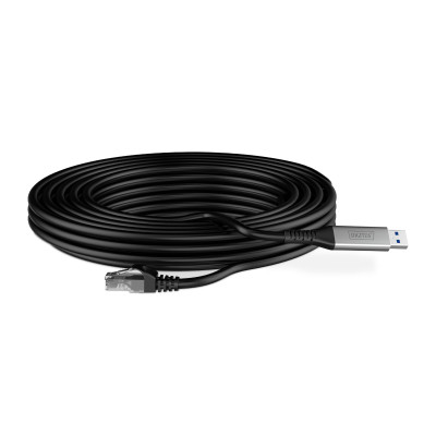 Digitus Кабель DIGITUS Ethernet USB-A - RJ45 CAT 6A S/FTP, 1 Gbit/s, 15m, LSZH Digitus Кабель DIGITUS Ethernet USB-A - RJ45 CAT 6A S/FTP, 1 Gbit/s, 15m, LSZH