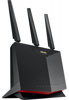 ASUS Маршрутизатор RT-AX86U PRO AX5700 4xGE LAN 1xGE WAN 1x2.5GE WAN/LAN 1xUSB3.2 1xUSB2.0 MU-MIMO OFDMA MESH