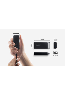 Samsung Портативний SSD 4TB USB 3.2 Gen 1 Type-C T5EVO Shield