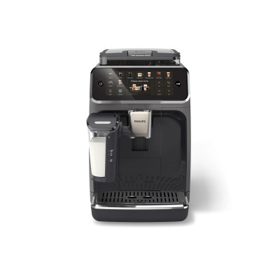 Philips Кавомашина Philips Series 5500, 1.8л, зерно+мелена, автомат.капуч, дисплей, авторецептів -22, холодний кофе, сріблясто-чорний