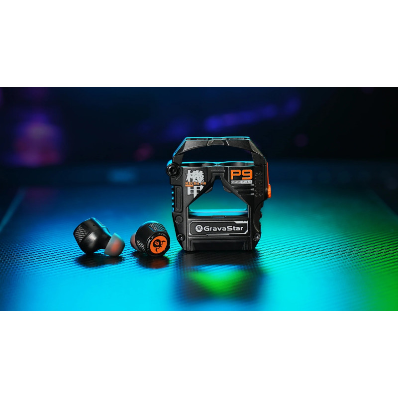 GravaStar Навушники TWS Sirius Plus, BT 5.3, чорний