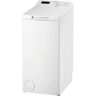 Indesit Пральна машина вертикальна, 5кг, 1000, C, 60см, дисплей, білий