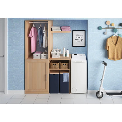 Indesit Пральна машина вертикальна, 5кг, 1000, C, 60см, дисплей, білий Indesit Пральна машина вертикальна, 5кг, 1000, C, 60см, дисплей, білий