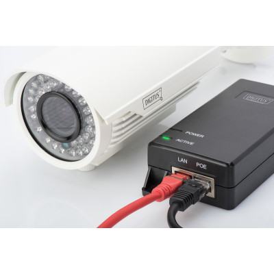 Digitus PoE+ 802.3at, 10/100/1000 Mbps, Output max. 48V, 30W