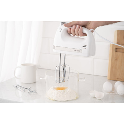 ARDESTO Міксер ручний 300Вт, насадки-4, турборежим, білий