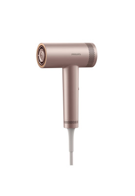 Philips Фен 8000 Series, 1400Вт, 3 режими, іонізація, хол. обдув, турборежим, рожевий