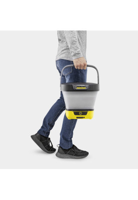 Karcher Мінімійка низького тиску акумуляторна OC 3 Foldable, 120л/рік, шланг 1.8м, бак для води 8л, вага 2.2кг, USB-C