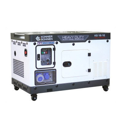 Könner & Söhnen Генератор дизельний KS 16-1E 230В 16/15кВт АВР(ATS) електростартер 360кг