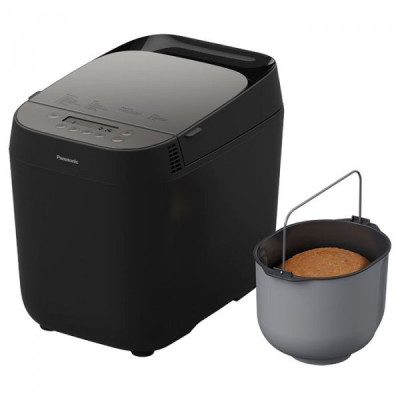 Panasonic Хлібопічка 700Вт, програм-18, макс.ваг -1кг, форма-круг, пластик, чорний