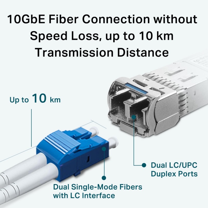 TP-Link Трансивер SFP+ TL-SM5110-LR 10GBase-LR, SM, 10km, LC