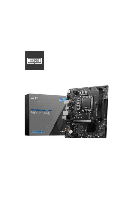 MSI Материнська плата PRO H610M-E s1700 H610 2xDDR5 M.2 HDMI D-Sub mATX