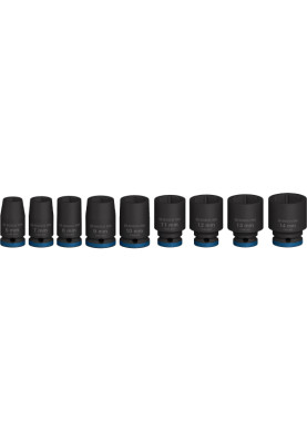 Bosch Набір ударних торцевих головок Professional Standart 9шт 1/4" 25мм