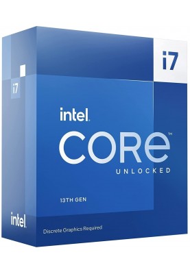 Intel Центральний процесор Core i7-13700KF 16C/24T 3.4GHz 30Mb LGA1700 125W w/o graphics Box