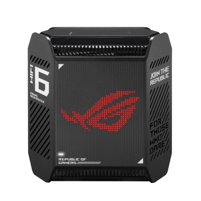 ASUS Маршрутизатор ROG Rapture GT6 1PK black AX10000 3xGE LAN 1x2.5GE WAN 1xUSB 3.2g1 WPA3 OFDMA MESH